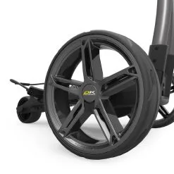 Powakaddy FX5 Lithium Gun Metal 2023 Electric Golf Trolley + Free Gift -Golf Clubs Store 0003s 0000 15 2023 FX5 Gun Metal XL Extended Battery 1500x
