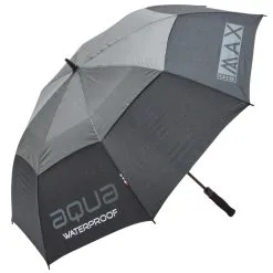 Big Max Aqua Double Canopy Golf Umbrella -Golf Clubs Store BigMaxAquaUmbrellaCharBlk1000 1280x