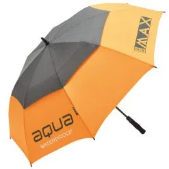 Big Max Aqua Double Canopy Golf Umbrella -Golf Clubs Store BigMaxAquaUmbrellaCharOrange1000 1280x