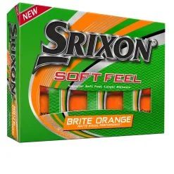 Srixon Soft Feel Brite Orange Colour Golf Balls -Golf Clubs Store BriteOrange 1280x