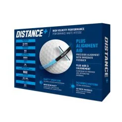 TaylorMade Distance + White Golf Balls -Golf Clubs Store DistancePlusBox1000 1500x