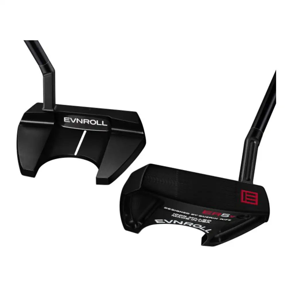 Evnroll Putters Evnroll ER5vB1 Black Short Slant Hatchback Mallet Golf Putter 3 Evnroll Putters Evnroll ER5vB1 Black Short Slant Hatchback Mallet Golf Putter