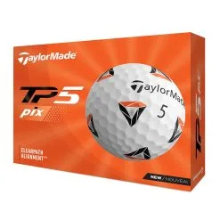 TaylorMade TP5 Pix White Golf Balls