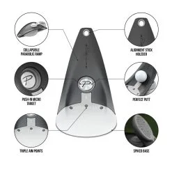 PuttOut Premium Pressure Putt Trainer - Stone 10 PuttOut Premium Pressure Putt Trainer - Stone -Golf Clubs Store PremStoneInfo1000 1500x