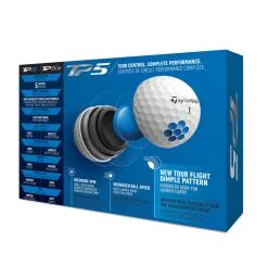 TaylorMade TP5 White Golf Balls -Golf Clubs Store TP5Back1000 1500x