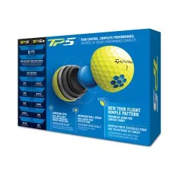 TaylorMade TP5 Yellow Golf Balls -Golf Clubs Store TP5YellowBack1000 1500x