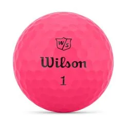 Wilson Staff Duo Soft Golf Balls -Golf Clubs Store WG2006105 3 Duo Soft BallStamp Pink.png.high res 1500x