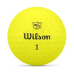Wilson Staff Duo Soft Golf Balls -Golf Clubs Store WG2006120 3 Duo Soft BallStamp Yellow.png.high res 1500x
