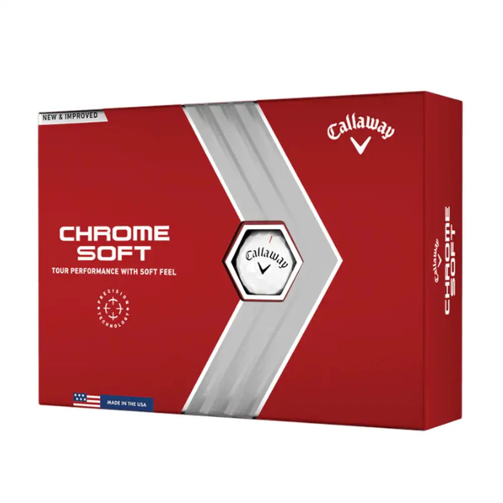 Callaway Chrome Soft White Golf Balls 4 Callaway Chrome Soft White Golf Balls - Image 2