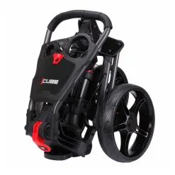 Skymax Cube 3 Wheeled Push Golf Trolley + Free Gifts -Golf Clubs Store cubetrolleyfolded 1500x