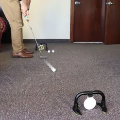 IZZO Golf Sharp Shooter Putting Practice Game Set -Golf Clubs Store sharpshootaction1 1500x